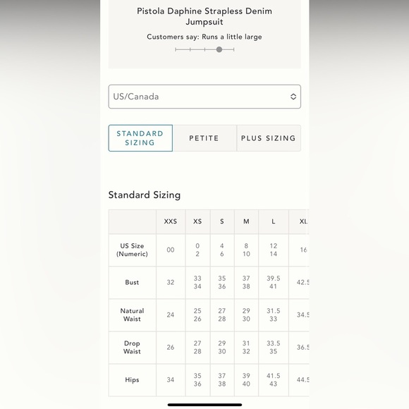 🆕 Anthropologie Pistola Daphne Strapless Denim High Rise Barrel Leg Jumpsuit - Picture 16 of 16